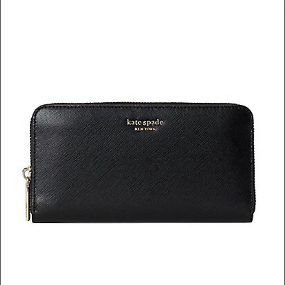 AUTHENTIC Kate Spade New York
Saffiano Leather Zip-Around Continental Wallet